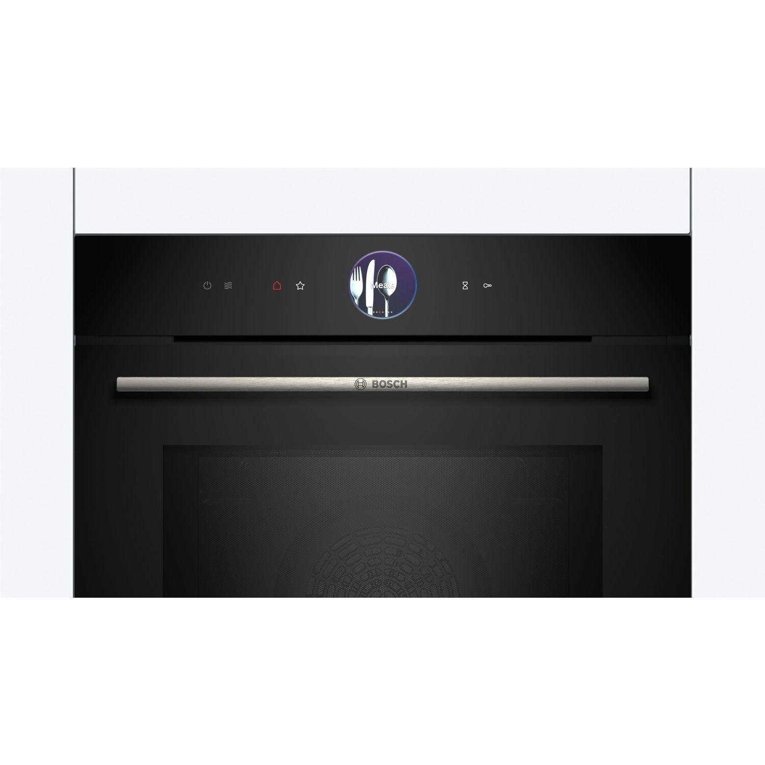 Bosch HMG7764B1B Series 8 Electric Single Oven With Microwave Function - Black