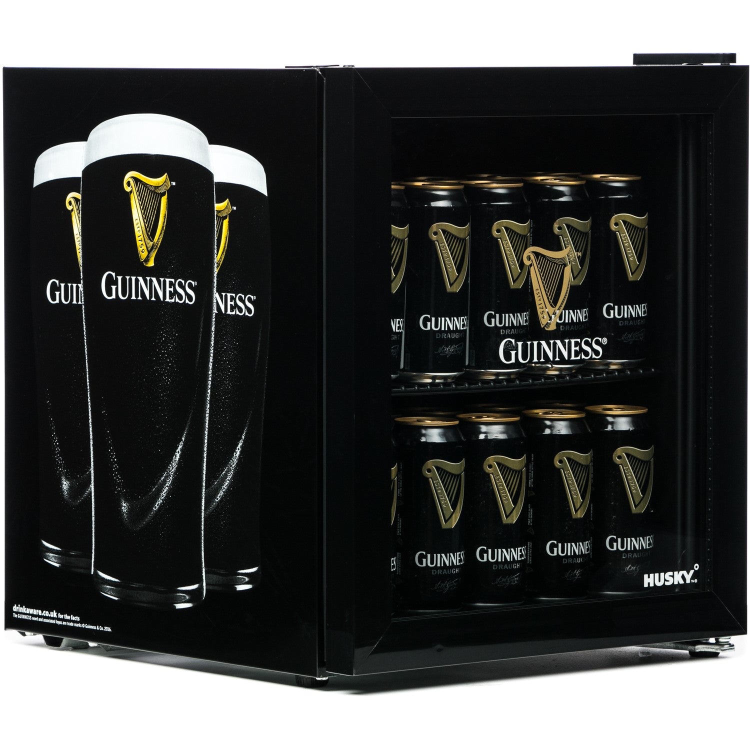 Husky 46 Litre Mini Fridge/Drinks Cooler - Guinness 