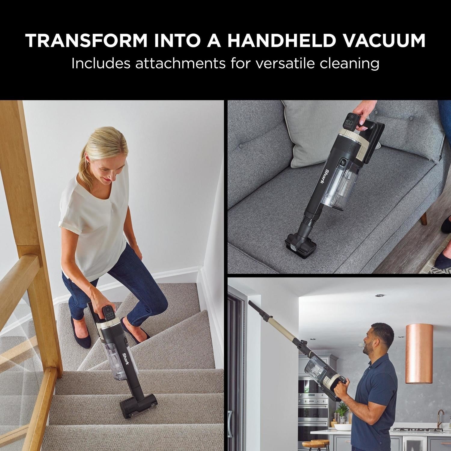 Shark IZ400UKT Stratos Anti Hair Wrap Plus Pet Pro Cordless Stick Vacuum - Copper