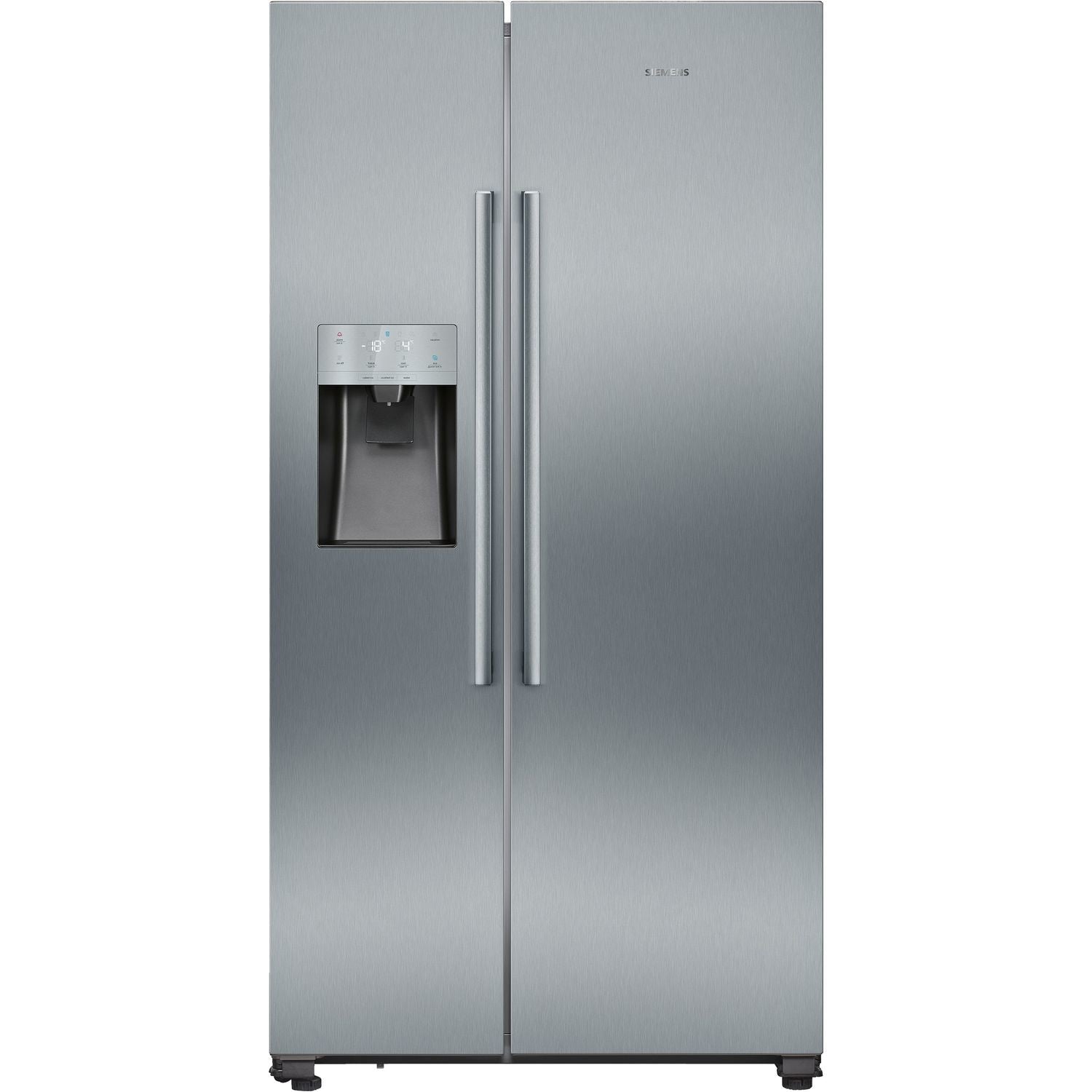 Siemens 533 Litre Side-By-Side American Fridge Freezer With FreshSense - Stainless steel