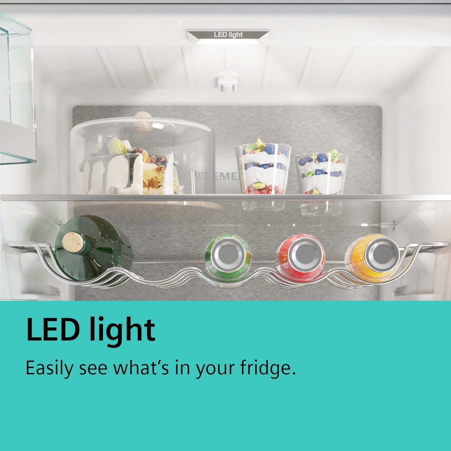 Siemens IQ300 260 Litre 60/40 Integrated Fridge Freezer 