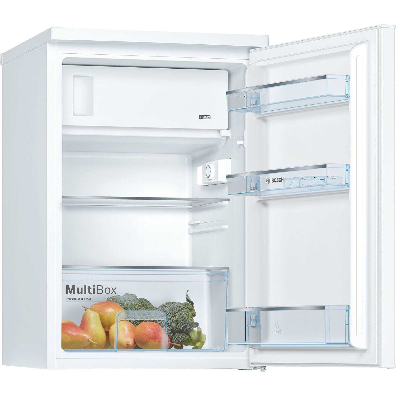 Refurbished Bosch Serie 2 KTL15NWFAG Freestanding 120 Litre Under Counter Fridge