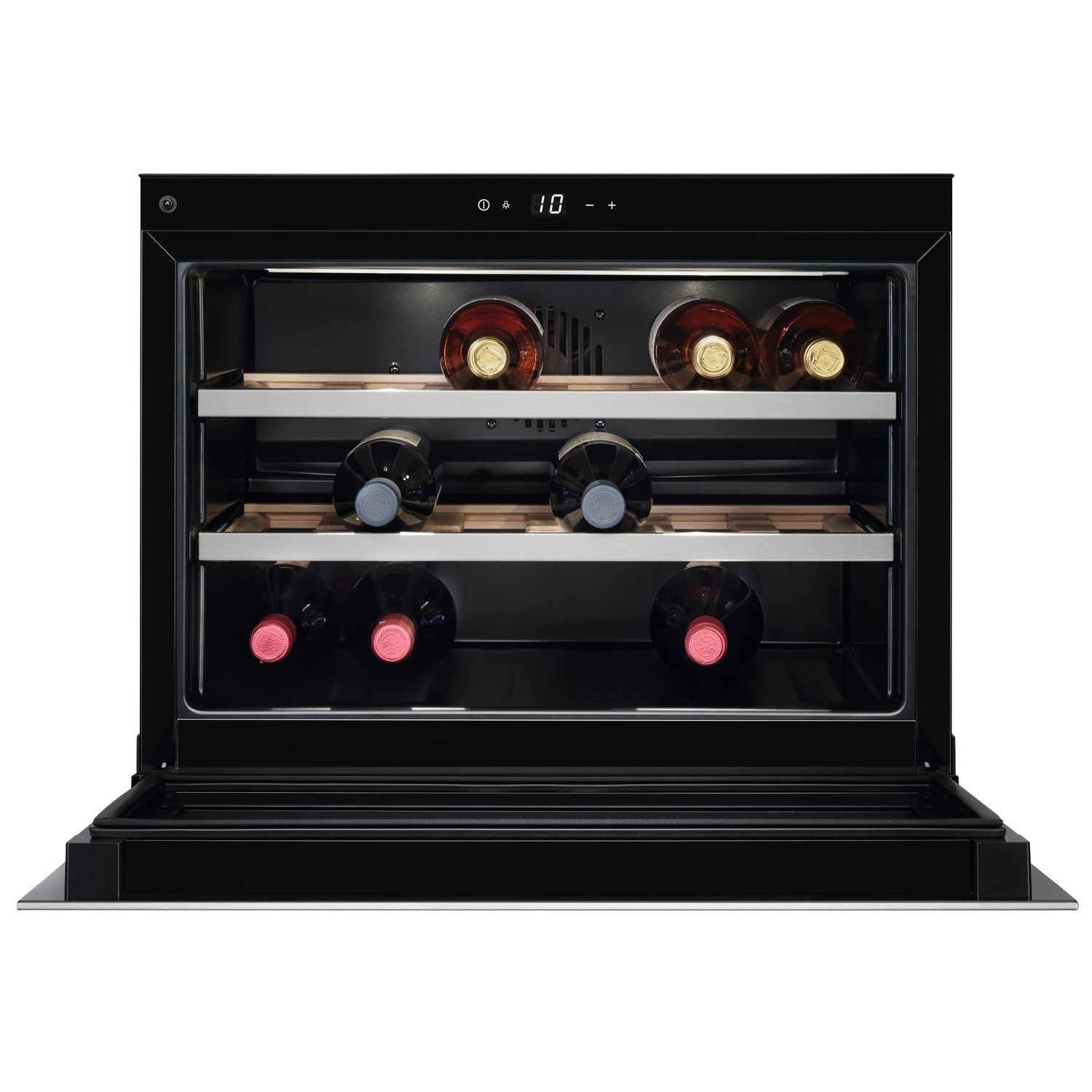 Refurbished AEG KWE884520M Integrated 18 Bottle Wine Cooler Anti-fingerprint Stainless Steel