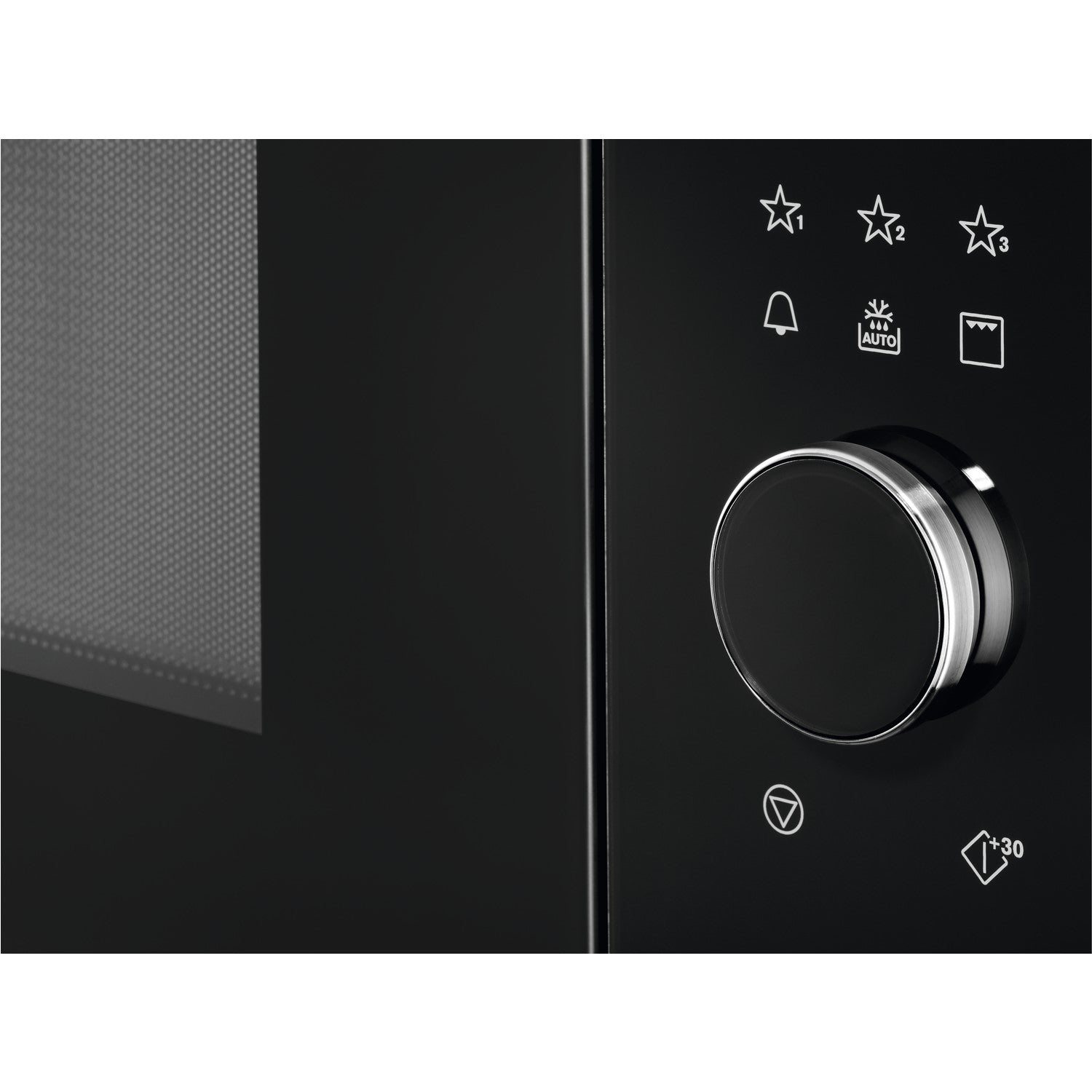 Refurbished AEG MBE2658DEM Built In 26L 900W Microwave & Grill Black & AntiFingerprint Stainless Steel