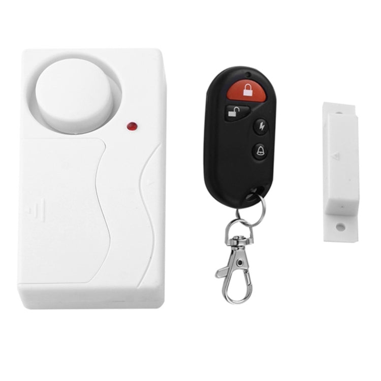 Home Security Wireless Remote Control Door Window Siren Magnetic Sensor Alarm Warning, 1 Remote Controller + 1 Magnetic Sensors, FYD-1256