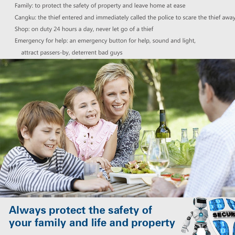PE-519R Wireless Indoor Alarm Siren with Strobe, PE-519R