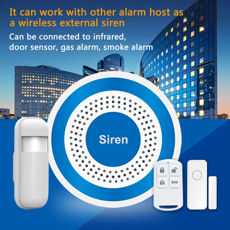 PE-519R Wireless Indoor Alarm Siren with Strobe, PE-519R