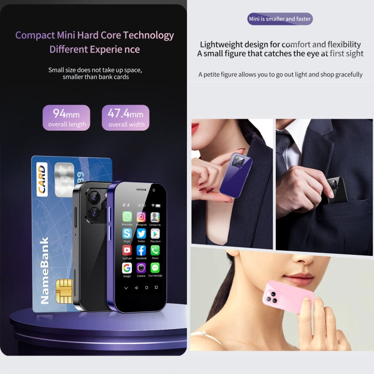 Face Recognition, 3.0 inch Android 9.0 MTK6739CW Quad Core up to 1.28GHz, OTG, Network: 4G, Dual SIM, Support Google Play, 2GB+16GB