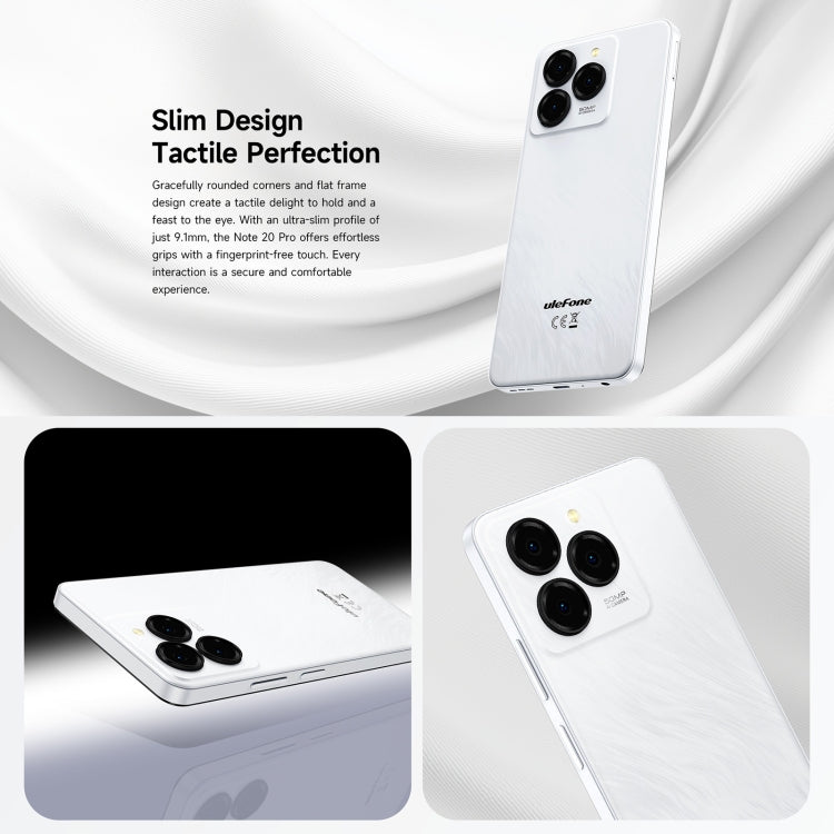 Ulefone Note 20 Pro, 4GB+256GB, Face ID & Side Fingerprint, 6000mAh, 6.75 inch Android 14 Unisoc T606 Octa Core, Network: 4G, Dual SIM, OTG