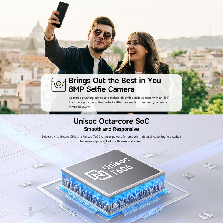 Ulefone Note 20 Pro, 4GB+256GB, Face ID & Side Fingerprint, 6000mAh, 6.75 inch Android 14 Unisoc T606 Octa Core, Network: 4G, Dual SIM, OTG