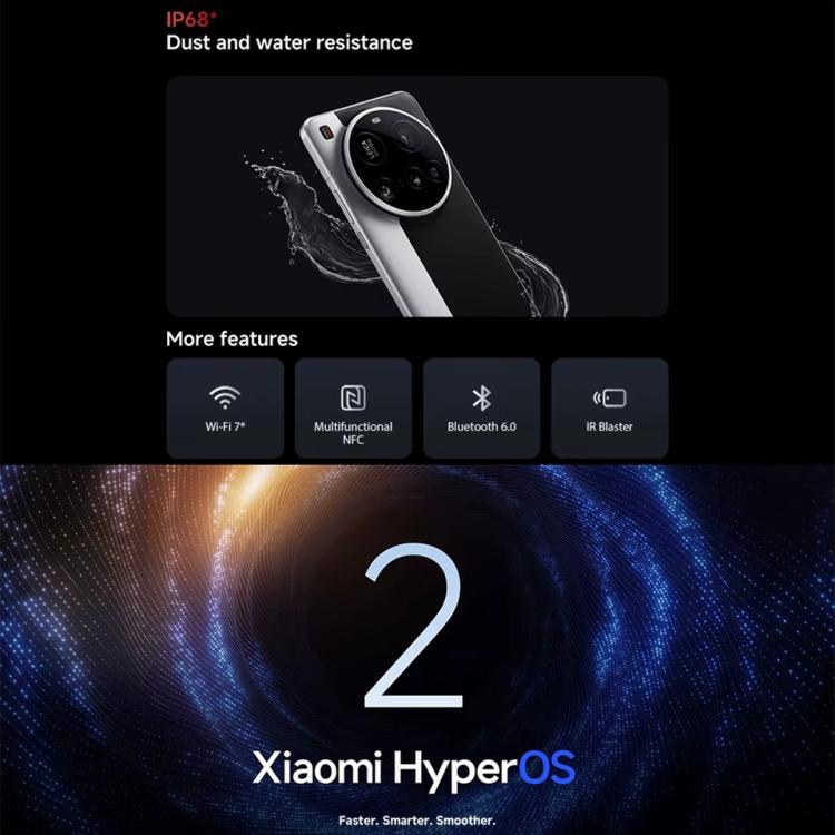 Xiaomi 15 Ultra Global, 16GB+1TB, 3D Ultrasonic Fingerprint, 200MP Camera, 6.73 inch Xiaomi HyperOS 2 Snapdragon 8 Elite Octa Core 3nm, NFC, Network: 5G, Xiaomi 15 Ultra Global, 16GB+1TB (Silver), Xiaomi 15 Ultra Global, 16GB+1TB (Black)