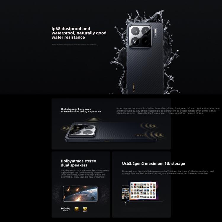 Xiaomi 15S Pro, 16GB+512GB, 3D Ultrasound Fingerprint, 6.73 inch Xiaomi HyperOS 2 Xring O1 3nm Deca-Core, NFC, Network: 5G, 16GB+512GB
