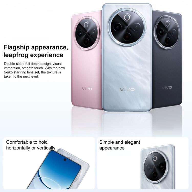 vivo Y300 Pro+, 12GB+512GB, Face ID / Screen Fingerprint, 6.77 inch Android 15 OriginOS 5 Snapdragon 7s Gen 3 Octa Core, OTG, NFC, Network: 5G, 12GB+512GB
