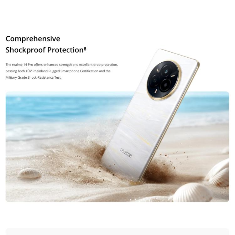 Realme 14 Pro, 16GB+256GB, Screen Fingerprint Identification, 6.77 inch Realme UI 6.0 Dimensity 7300 Octa Core, NFC, Network: 5G, Realme 14 Pro, 16GB+256GB, 16GB+256GB