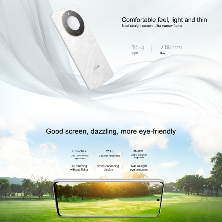 Honor X60, 8GB+128GB, Side Fingerprint, 6.8 inch MagicOS 8.0 Dimensity 7025-Ultra Octa Core, Network: 5G, OTG, Not Support Google Play, 8GB+128GB