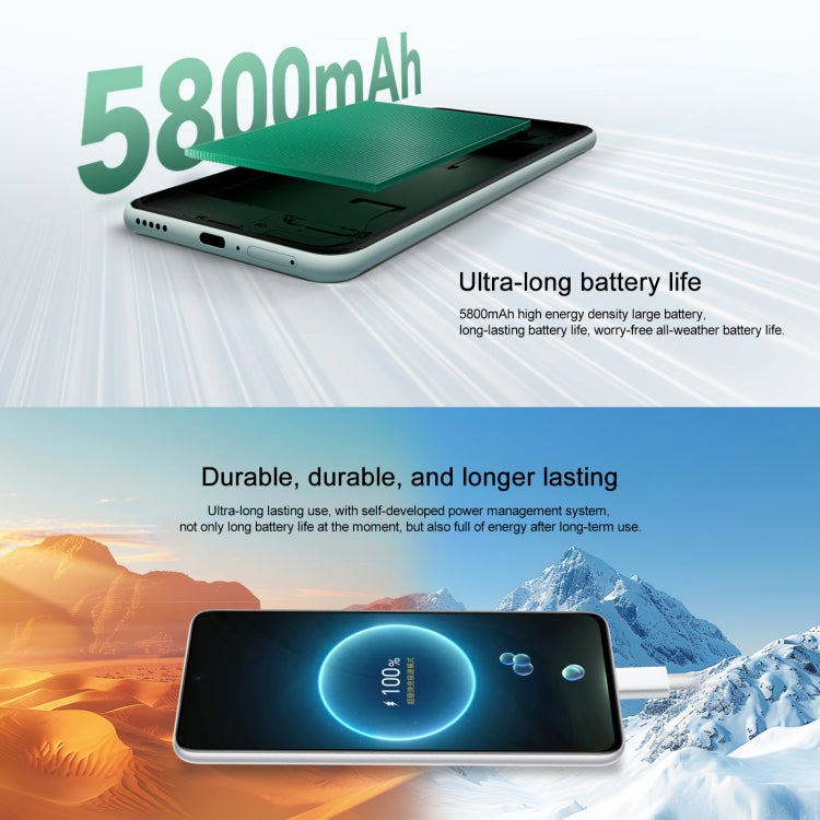 Honor X60, 8GB+128GB, Side Fingerprint, 6.8 inch MagicOS 8.0 Dimensity 7025-Ultra Octa Core, Network: 5G, OTG, Not Support Google Play, 8GB+128GB
