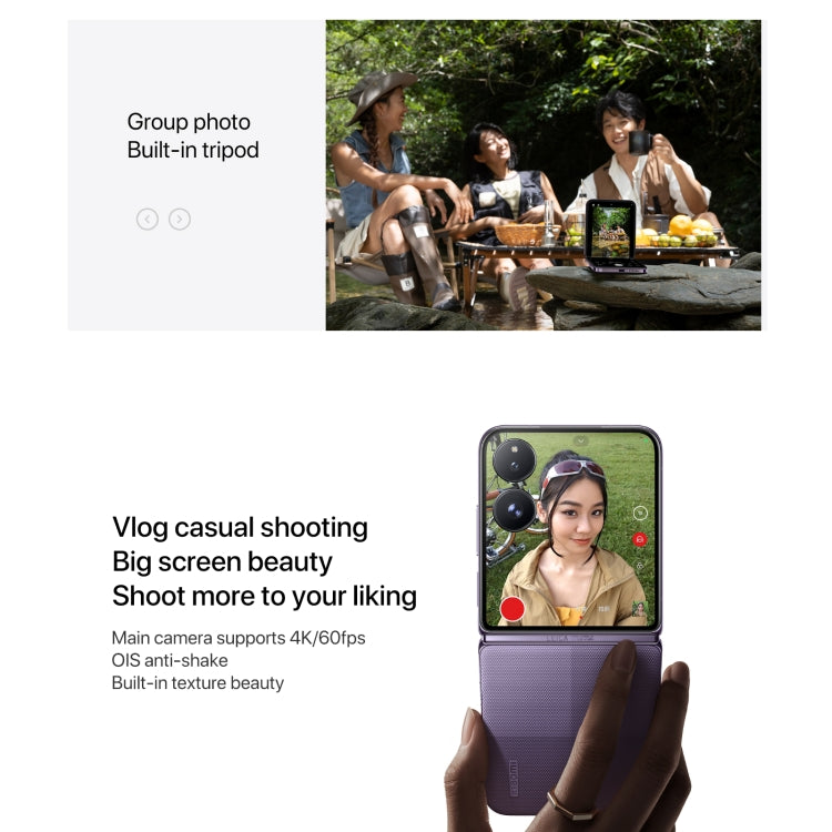 Xiaomi MIX Flip, 12GB+512GB, 6.86 inch + 4.01 inch Xiaomi HyperOS Snapdragon 8 Gen 3 Octa Core 4nm up to 3.3GHz, NFC, Network: 5G, 12GB+512GB