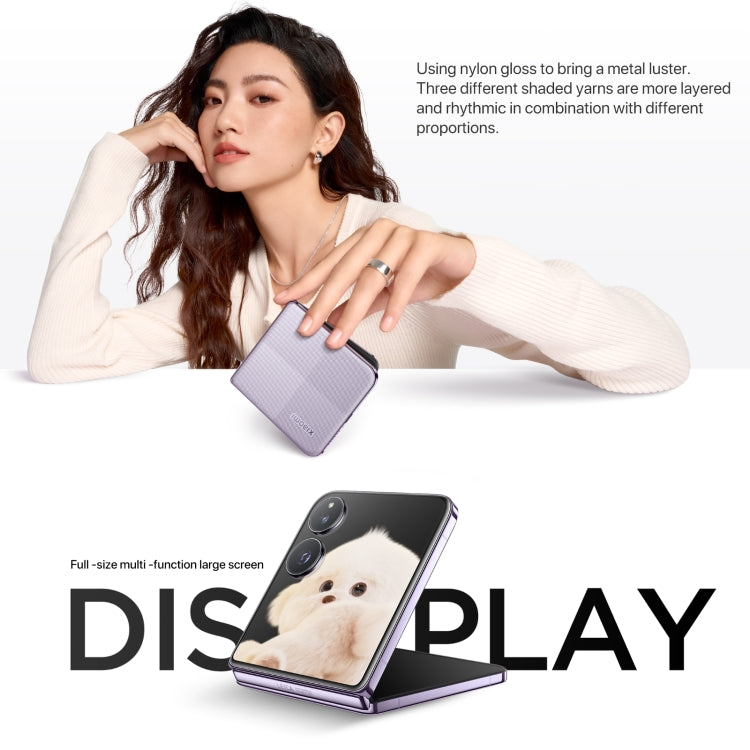 Xiaomi MIX Flip, 12GB+512GB, 6.86 inch + 4.01 inch Xiaomi HyperOS Snapdragon 8 Gen 3 Octa Core 4nm up to 3.3GHz, NFC, Network: 5G, 12GB+512GB