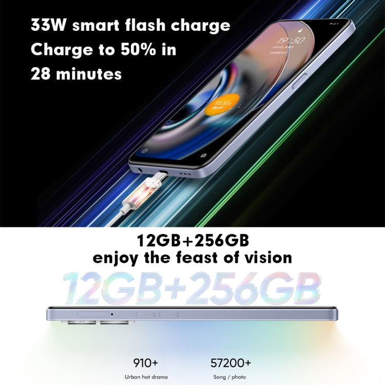 Dual Back Cameras, Side Fingerprint Identification, 5000mAh Battery, 6.58 inch Realme UI 3.0 / Android 12 MediaTek Dimensity 810 Octa Core up to 2.4GHz, Network: 5G, Support Google Play