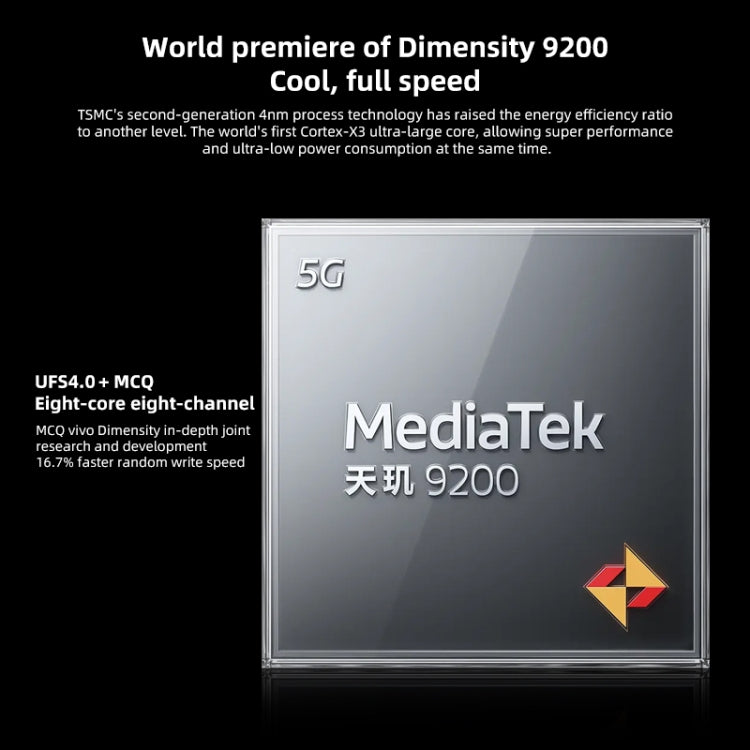 Triple Back Cameras, Screen Fingerprint Identification / Face ID, 4870mAh Battery, 6.78 inch Android 13.0 OriginOS 3 MediaTek Dimensity 9200 Octa Core up to 3.05GHz, NFC, OTG, Network: 5G, Support Google Play, Support 50W Wireless Flash Charging�������...