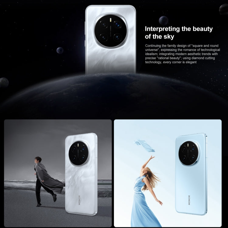 Honor Magic7 Pro, 12GB+256GB, Screen Fingerprint, 6.8 inch MagicOS 9.0 / Android 15 Snapdragon 8 Elite 3nm Octa Core, Network: 5G, NFC, OTG, Not Support Google Play, 12GB+256GB