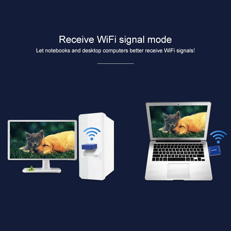 COMFAST CF-726B 650Mbps Dual-band Bluetooth Wifi USB Network Adapter Receiver, CF-726B