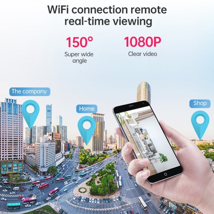 A9 1080P WiFi Wireless Network Camera Wide-angle Recorder, A9 1080P (Black)
