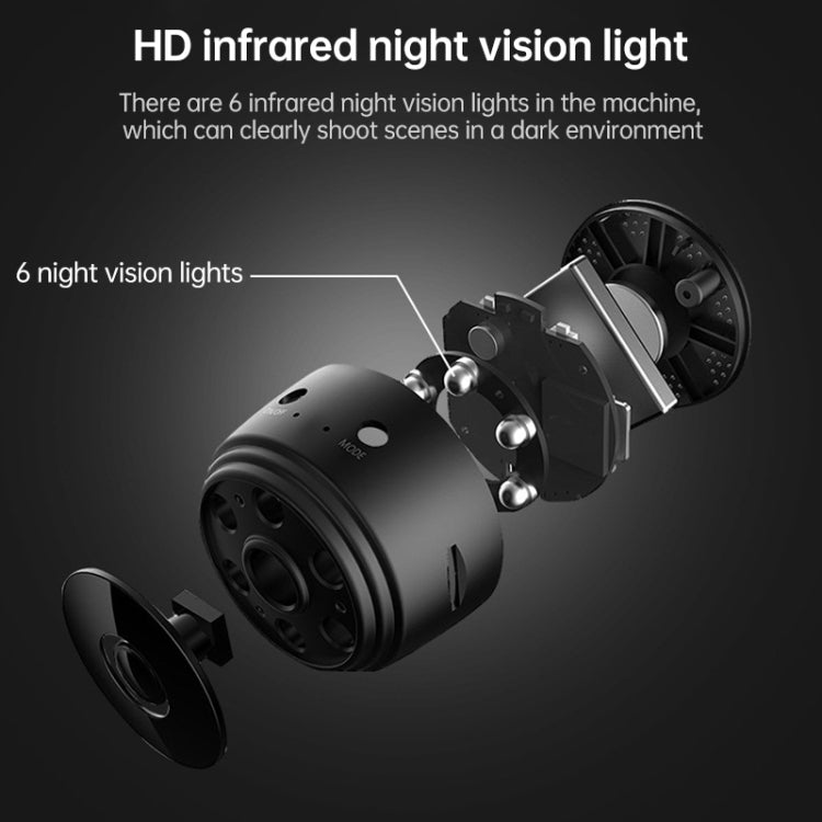 A9 1080P WiFi Wireless Network Camera Wide-angle Recorder, A9 1080P (Black)