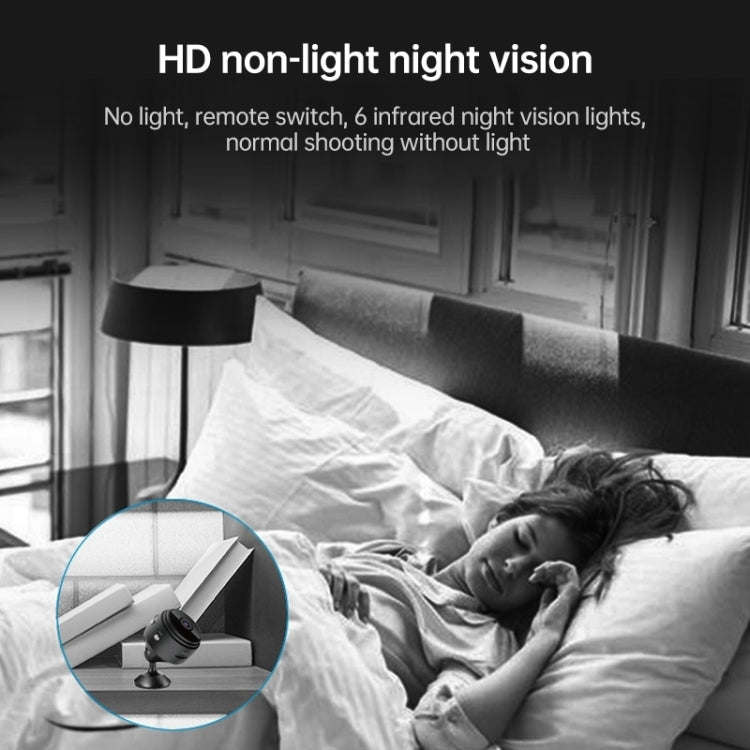 A9 1080P WiFi Wireless Network Camera Wide-angle Recorder, A9 1080P (Black)