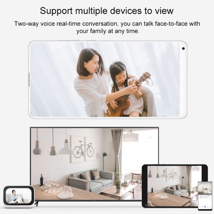 Original Xiaomi 2.4GHz F1.4 Large Aperture 3 Million Pixels Wifi Intelligent Camera PTZ Version 2K, Support Infrared Night Vision & AI Humanoid Detection & Two-way Voice & 32GB Micro SD Card, US Plug, PTZ Version 2K