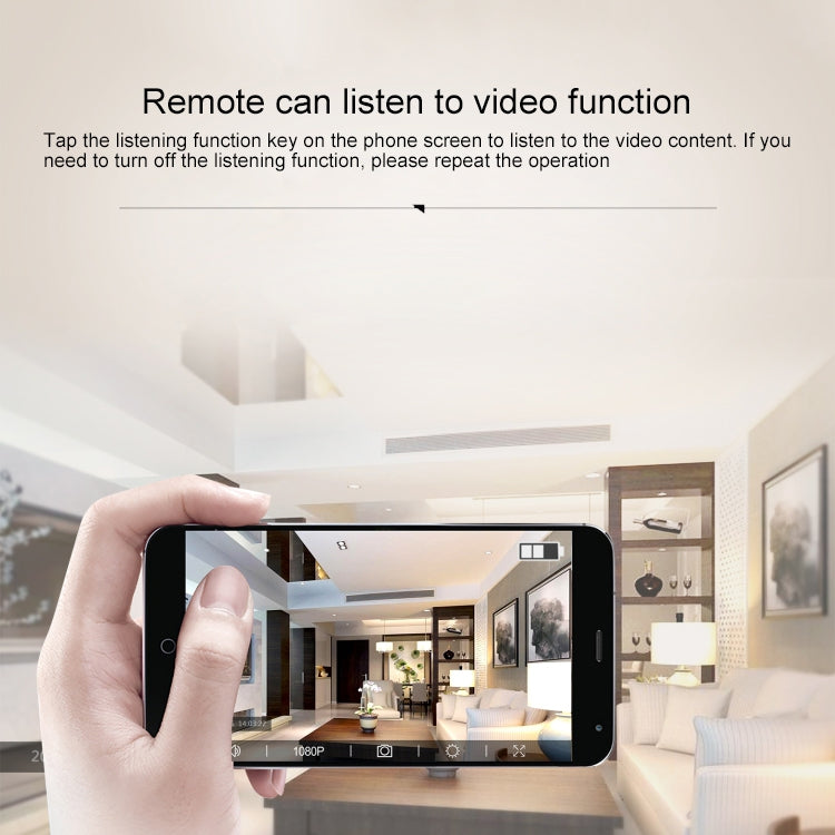 HDQ15 HD 1080P WIFI Mini Camera, with IR Night Vision & Remote Surveillance, 1080P