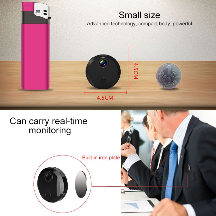 HDQ15 HD 1080P WIFI Mini Camera, with IR Night Vision & Remote Surveillance, 1080P