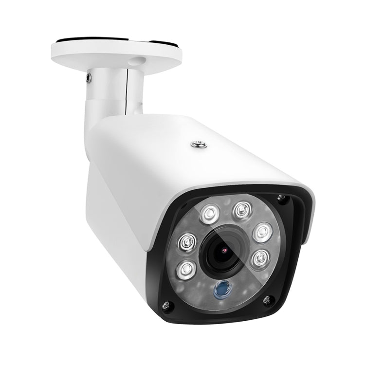 633W / A 3.6mm Lens 1500 TVL CCTV DVR Surveillance System IP66 Weatherproof Indoor Security Bullet Camera with 6 LED Array, Support Night Vision, 633W / A White