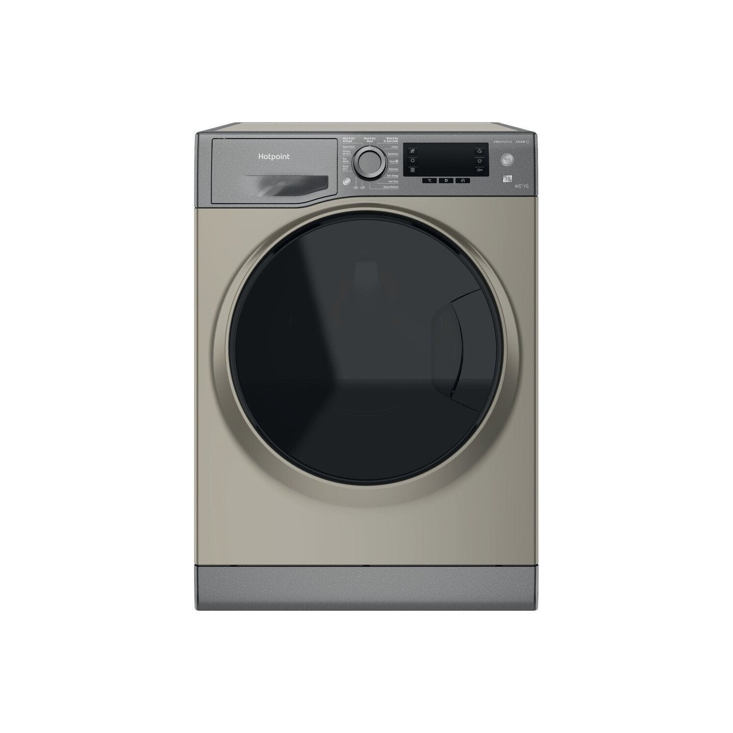 Hotpoint 10kg Wash 7kg Dry 1400rpm Freestanding Washer Dryer - Graphite