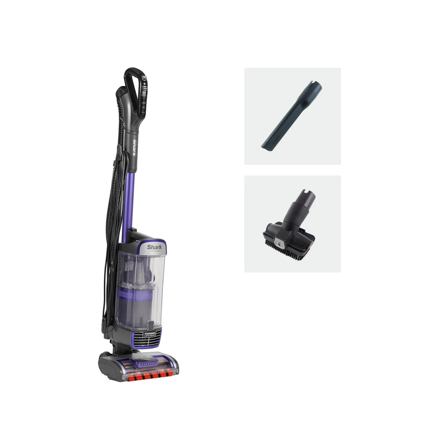 Shark NZ850UK Anti Hair Wrap DuoClean Lift-Away Upright Vacuum Cleaner - Purple