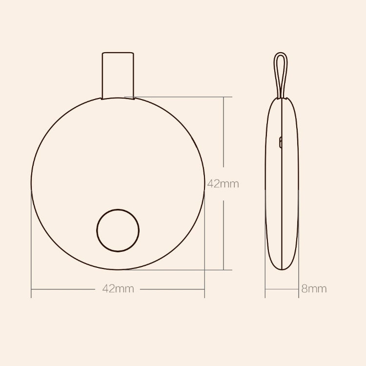 Original Xiaomi Youpin Ranres Intelligent Anti-lost Device Two-way Search Bluetooth Alarm Smart Positioning Finder, Distance: 15m, RW01MN Pink, RW01MN Green, RW01MN White