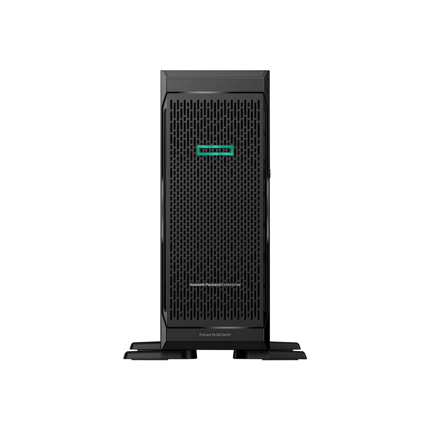 Hewlett Packard HPE ProLiant ML350 Gen10 Tower Intel Xeon-G 5218 16-Core 2.30GHz 22MB 32GB 1 x 32GB PC4-2933Y-R DDR4 2933MHz RDIMM 8 x Hot Plug 2.5in Small Form Factor Smart Carrier Smart Array P408i-