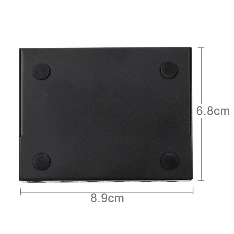 5 Ports 10/100Mbps POE Switch IEEE802.3af Power Over Ethernet Network Switch for IP Camera VoIP Phone AP Devices, 5 Ports Black