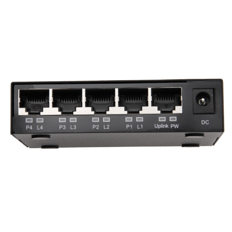 5 Ports 10/100Mbps POE Switch IEEE802.3af Power Over Ethernet Network Switch for IP Camera VoIP Phone AP Devices, 5 Ports Black