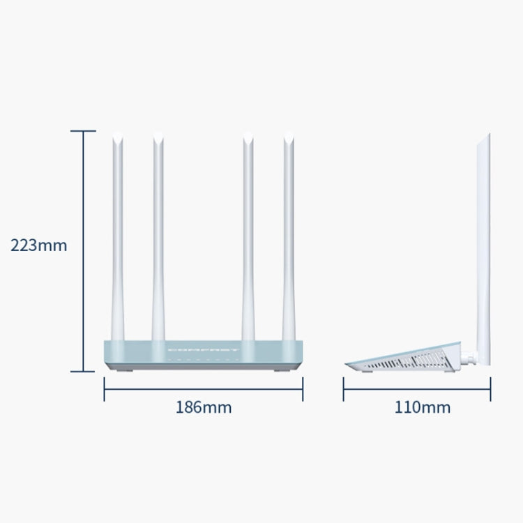 COMFAST CF-WR616AC V2 1200Mbps Dual Band Wireless Router, CF-WR616AC V2