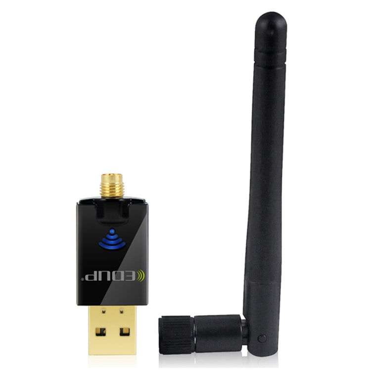 EDUP EP-DB1607 600Mbps 2.4GHz & 5GHz Dual Band Wireless Wifi USB 2.0 Ethernet Adapter Network Card, EP-DB1607
