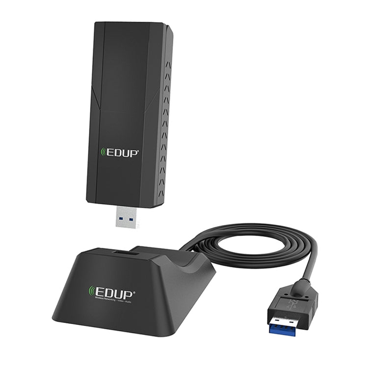 EDUP EP-AC1675 AC1900Mbps 2.4GHz & 5.8GHz Dual Band USB3.0 WiFi Adapter External Network Card, EP-AC1675