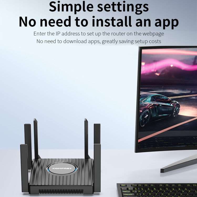 COMFAST CF-WR635AX 3000Mbps WiFi6 Dual Band Gigabit Wireless Router, CF-WR635AX