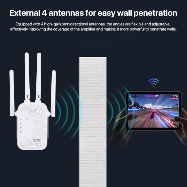SM-010 Four-antenna 300M Repeater WiFi Wireless Router, SM-010