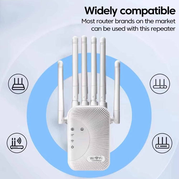 SM-011 Six-antenna 1200M Repeater WiFi Wireless Router, SM-011