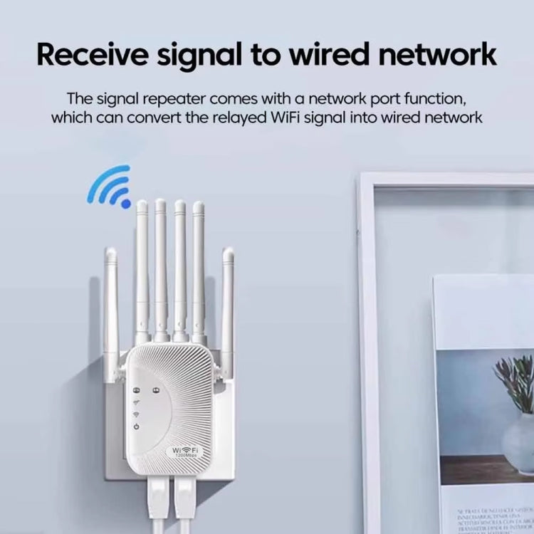 SM-011 Six-antenna 1200M Repeater WiFi Wireless Router, SM-011