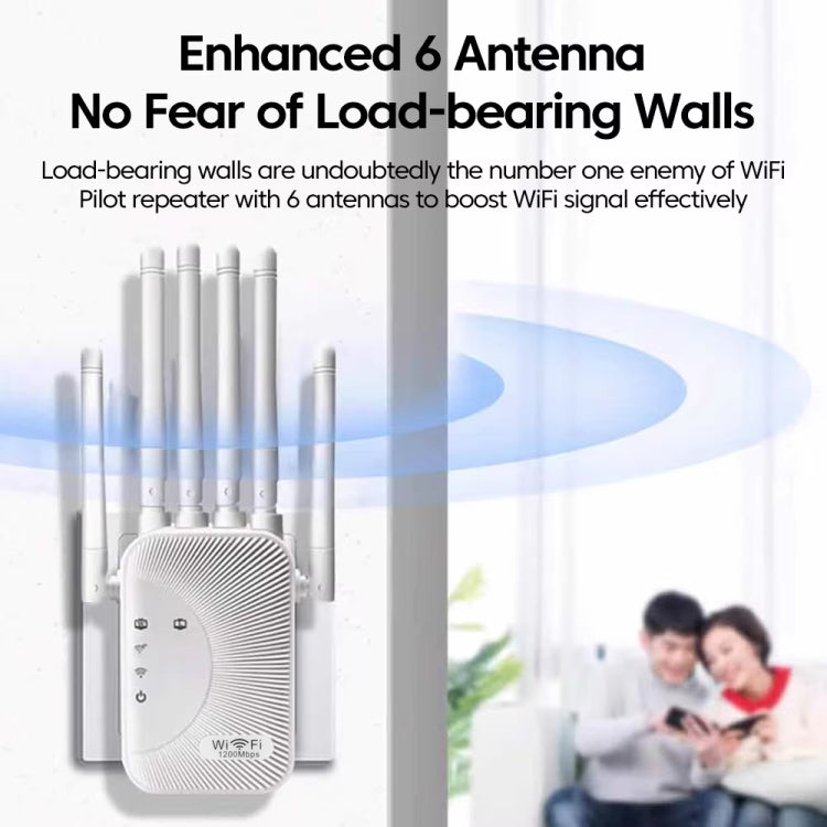 SM-011 Six-antenna 1200M Repeater WiFi Wireless Router, SM-011