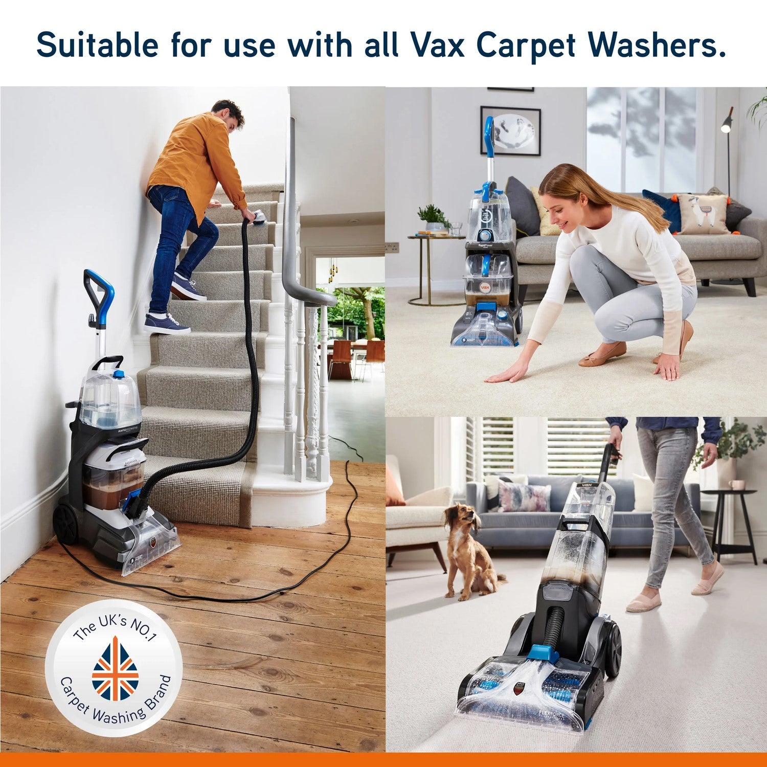 Vax Platinum Antibacterial Carpet Cleaning Solution 4L