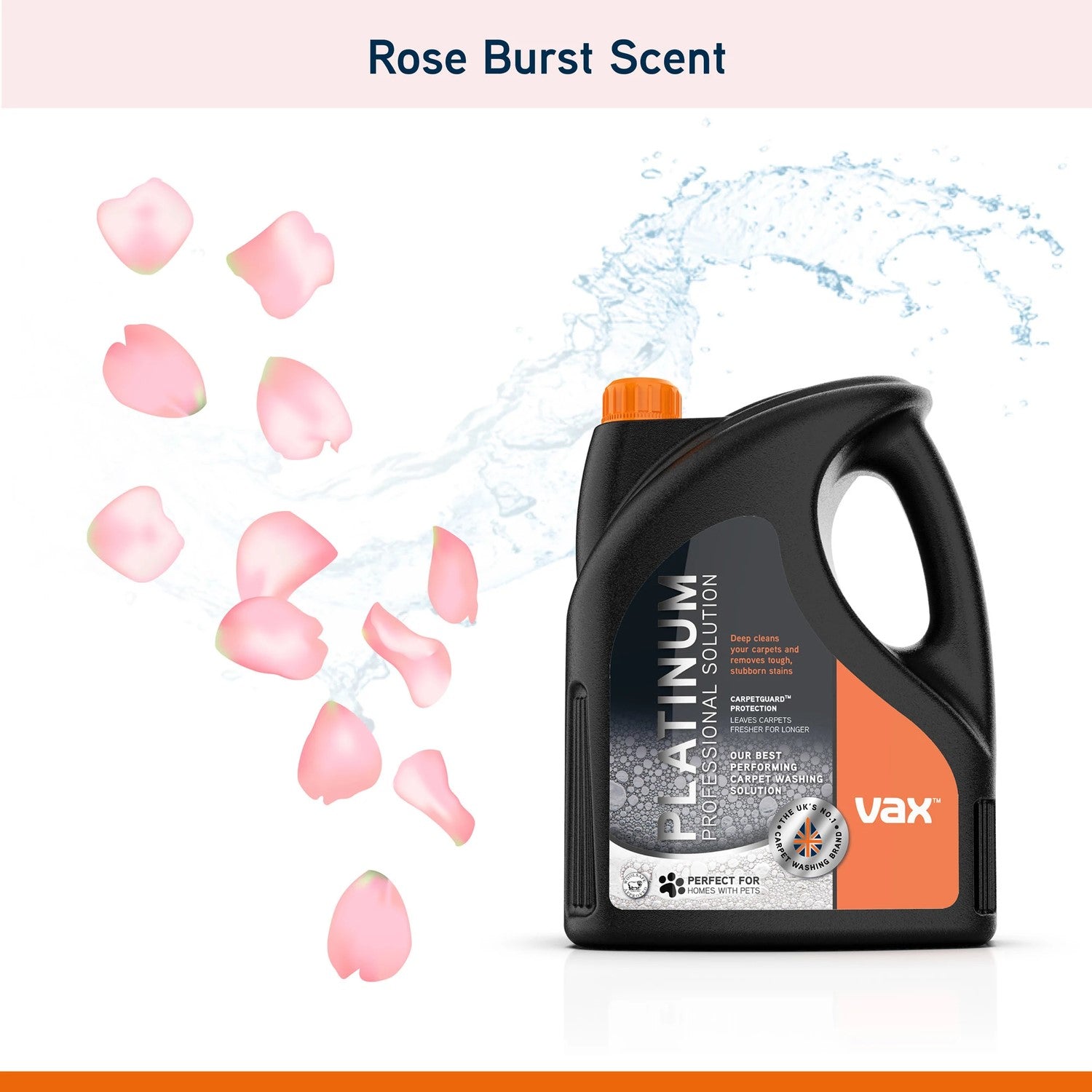 Vax Platinum Antibacterial Carpet Cleaning Solution 4L