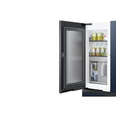 Refurbished Samsung RF23BB860EQNEU 641 Litre American Fridge Freezer With Beverage Centre Metal Navy